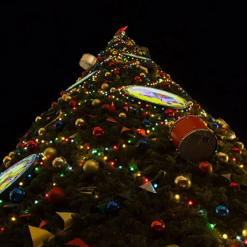 Елочная фигура Шар, 20 см, цвет красный глянцевый - Фото 2