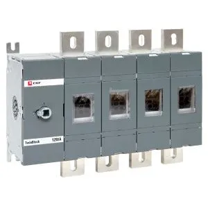 Рубильник 1250A 4P без рукоятки управления TwinBlock EKF tb-s-1250-4p
