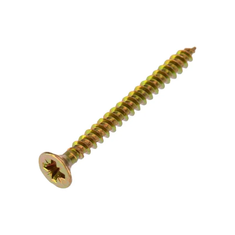 Саморез универсальный 3,5х40 мм, желтый цинк, пакет (800 шт/уп) KRANZ - Фото 3