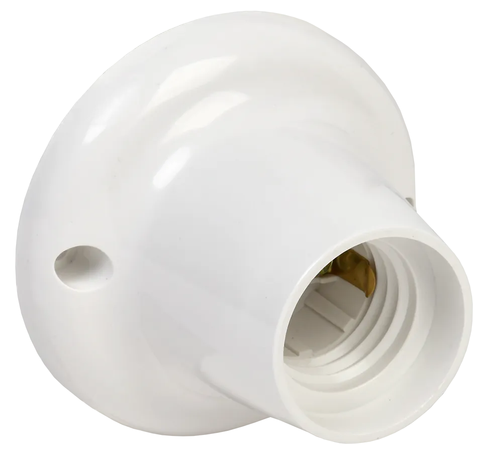 Патрон потолочный Ппл27-04-К21 Е27 пластик белый IEK