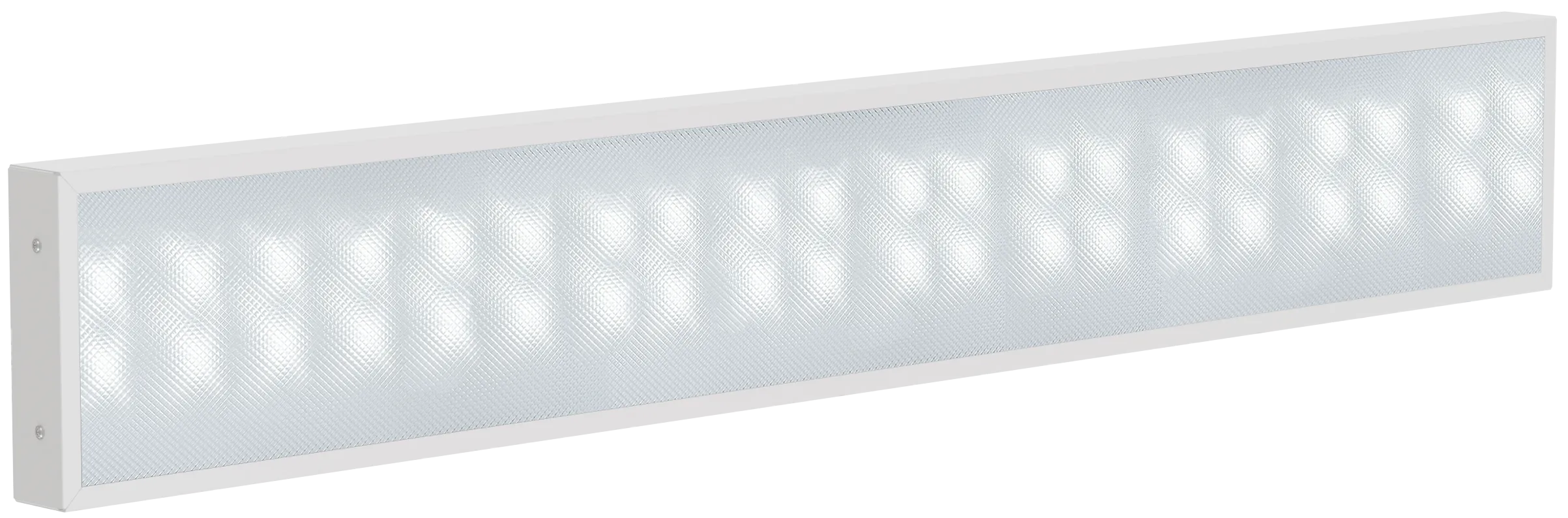 LIGHTING PRO Светильник светодиодный ДВО 1031 30Вт 6500К IP40 1195х180мм призма IEK - Фото 2