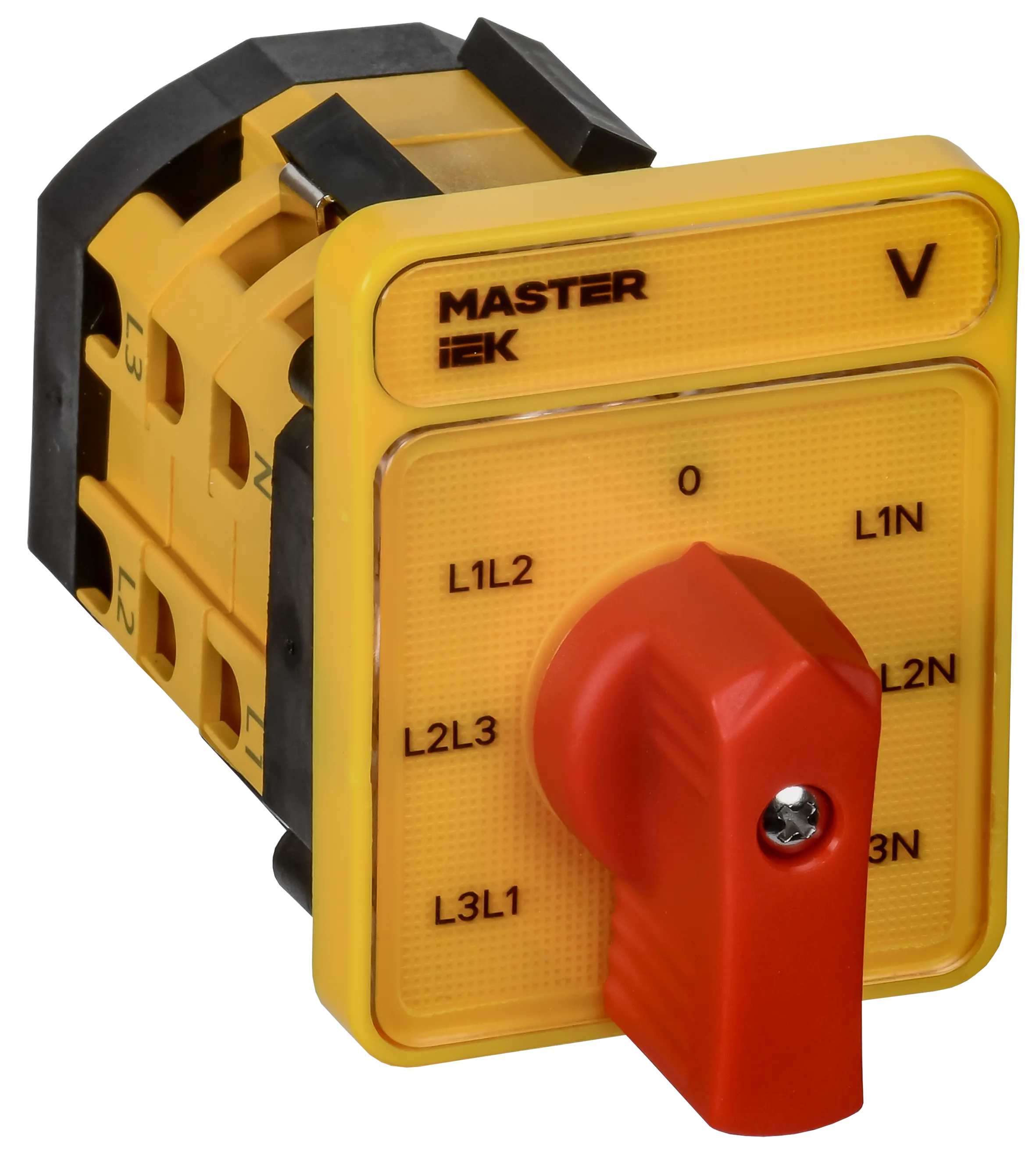 Переключатель кулачковый стандартная рукоятка 10А схема 66 IEK MI-CS10-010-066