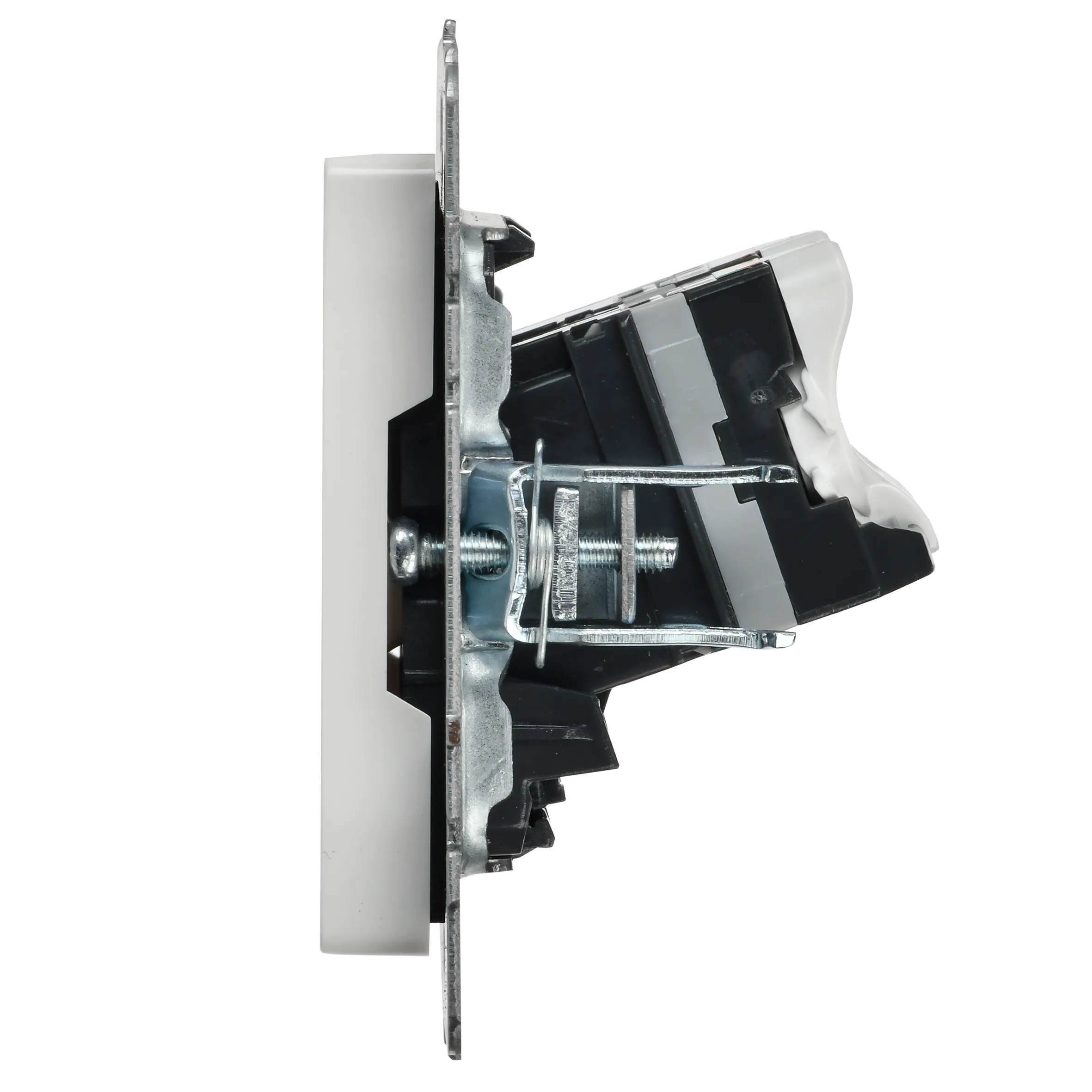 BRITE Розетка компьютерная двойная кат.5E RJ45 РК10-2-БрБ белый IEK - Фото 7