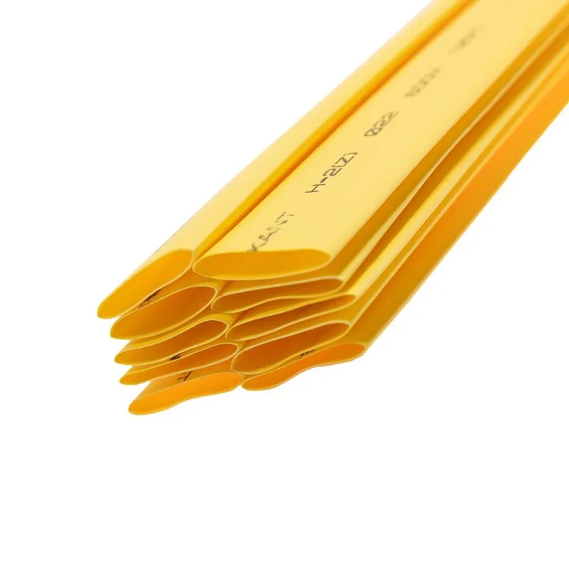 Трубка термоусаживаемая ТУТ нг 22,0/11,0мм, желтая, упаковка 10 шт. по 1м REXANT - Фото 4