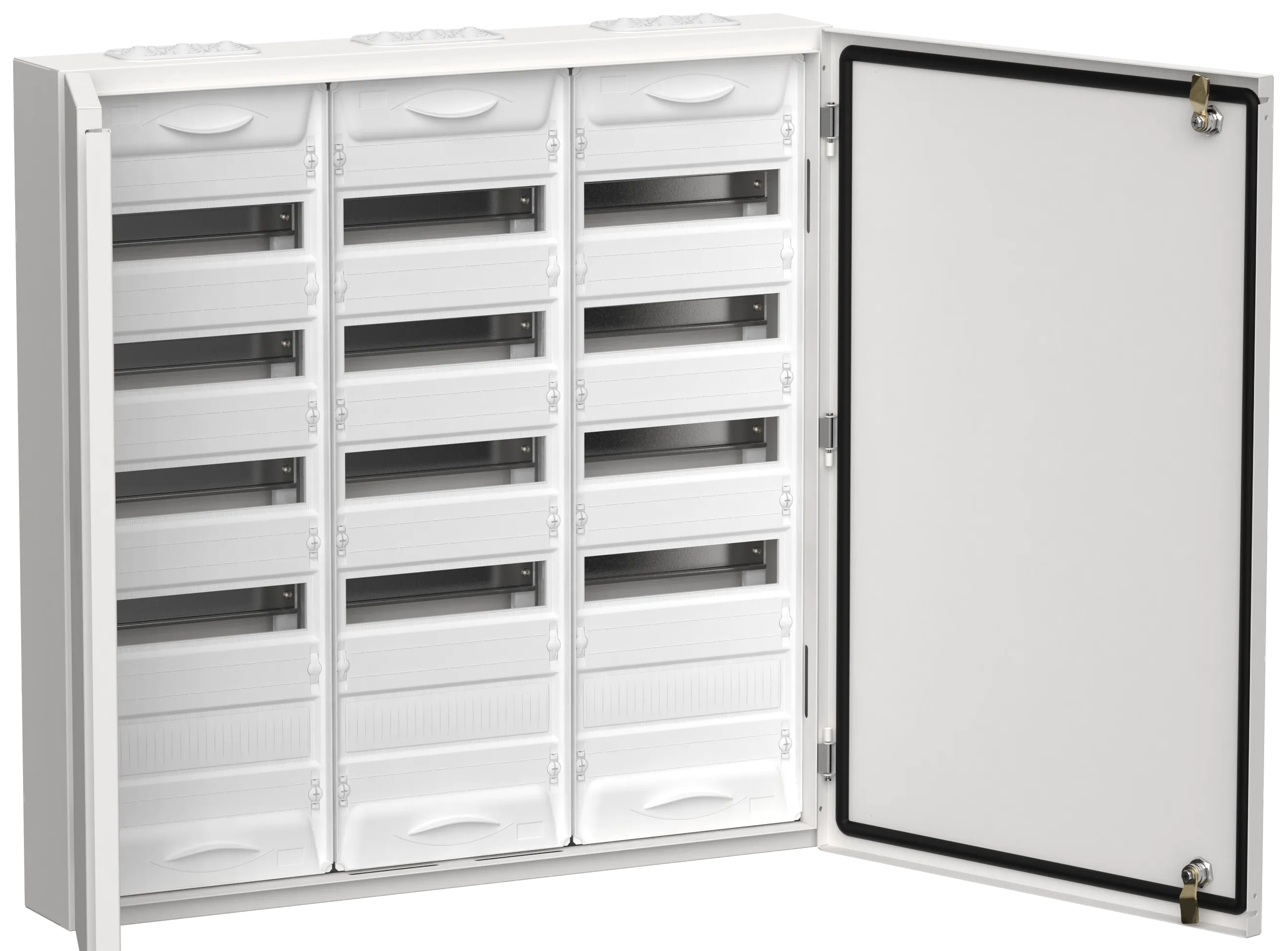 TITAN 5 Корпус металлический ЩРн-180 (3х60) 835х830х140мм IP54 белый (две двери) IEK TI5-50-N-3X060-54