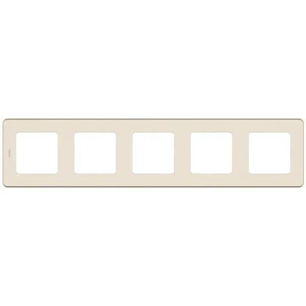INSPIRIA Рамка 5-местная слоновая кость