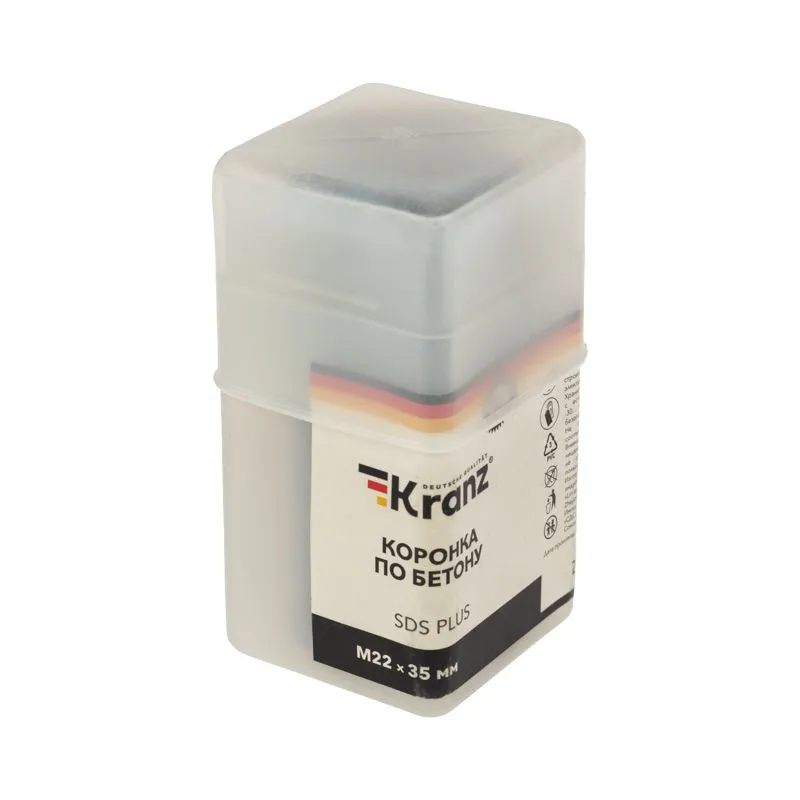 Коронка по бетону М22х35мм KRANZ - Фото 2