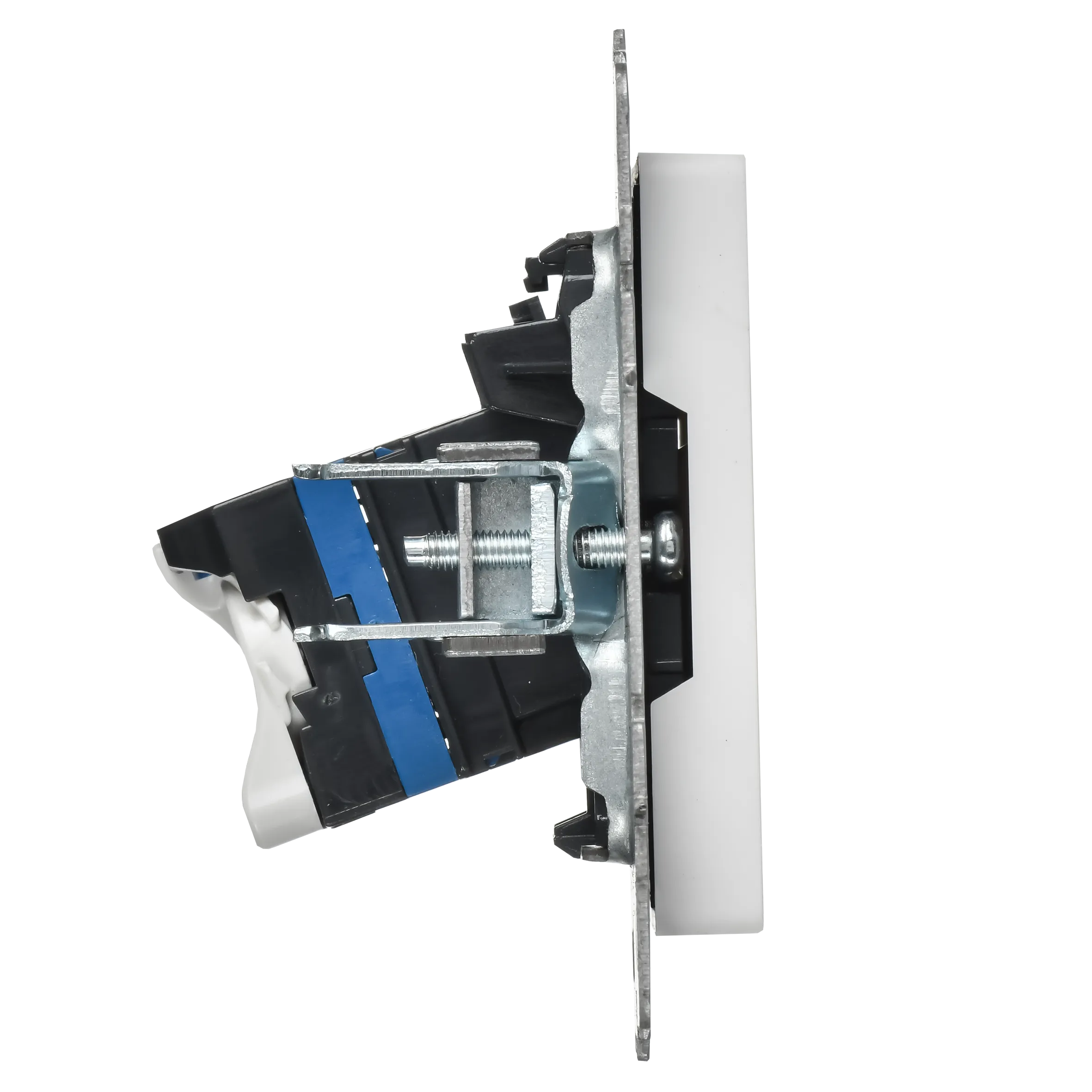 BRITE Розетка компьютерная RJ45 кат.5E РК10-БрАБ арктический белый IEK - Фото 3