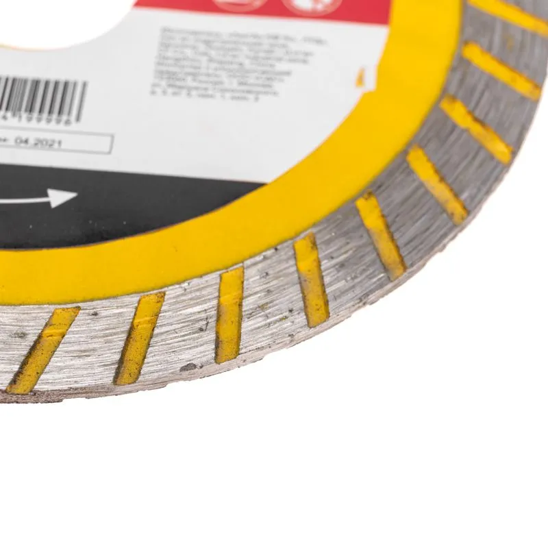 Диск алмазный отрезной Turbo волна 115x22,2x2x10мм KRANZ - Фото 3