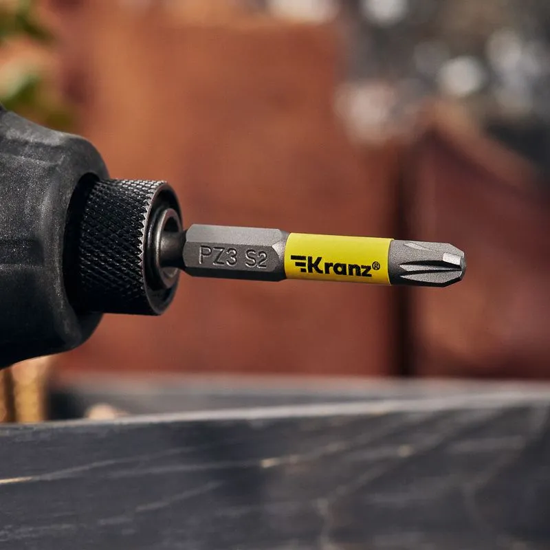 Бита для шуруповерта PZ3х50 мм (2 шт./уп.) Kranz - Фото 2