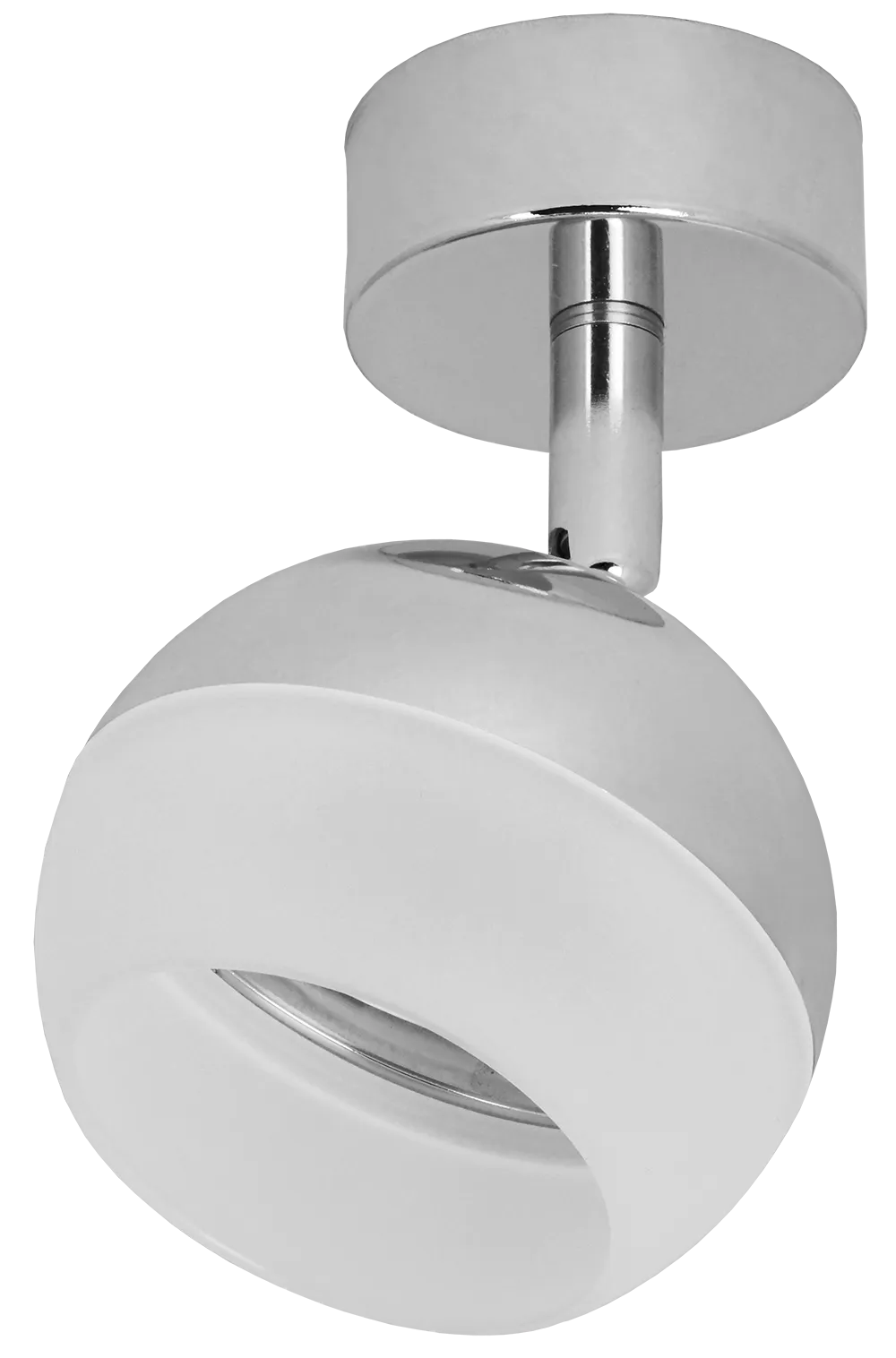 LIGHTING Светильник 4011 накладной настено-потолочный под лампу GX53 хром IEK LT-USB0-4011-GX53-1-K23