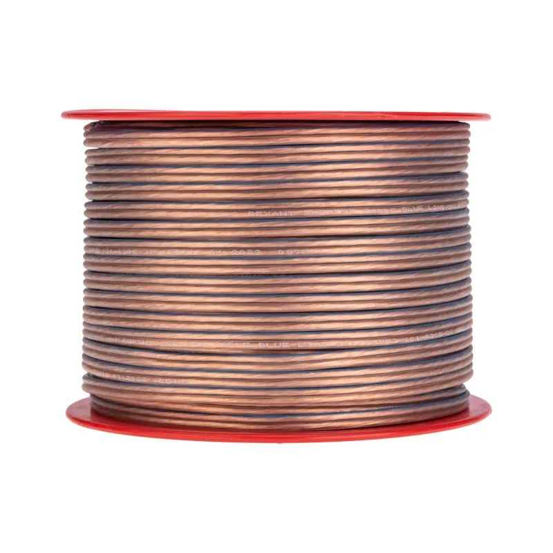 Кабель акустический 2х1,00мм², прозрачный BLUELINE, 100м REXANT - Фото 3