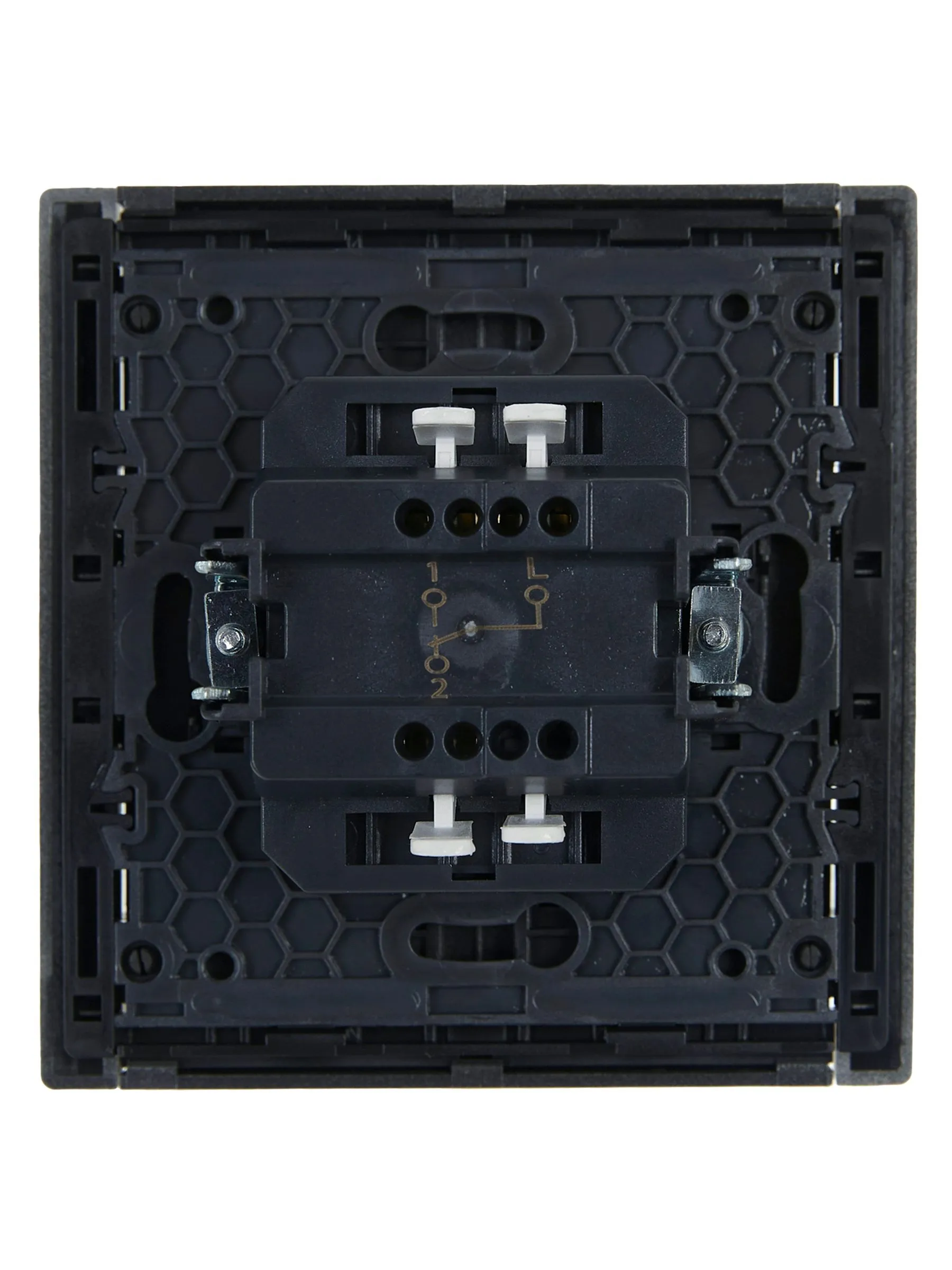 FORTE&PIANO Выключатель 1-клавишный проходной 10А FP503 сталь IEK - Фото 4