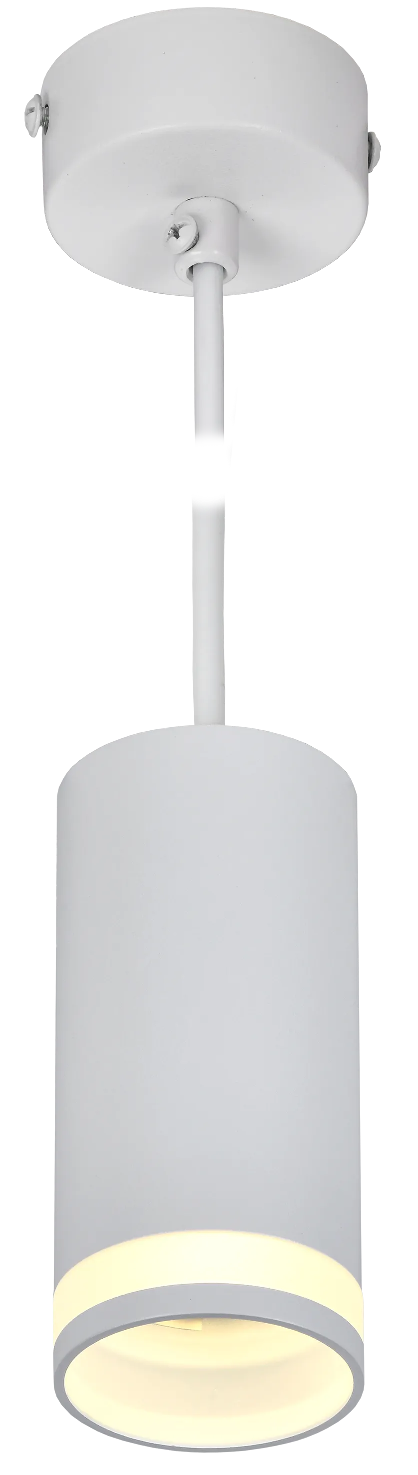 LIGHTING Светильник 4007 подвесной под лампу GU10 белый IEK - Фото 3