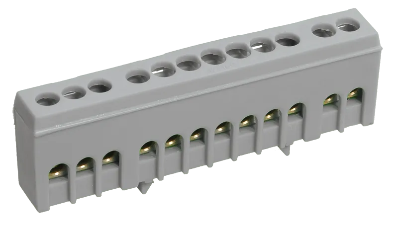 Шина L "фаза" в корпусном изоляторе на DIN-рейку ШНИ-6х9-16-К-Ср IEK