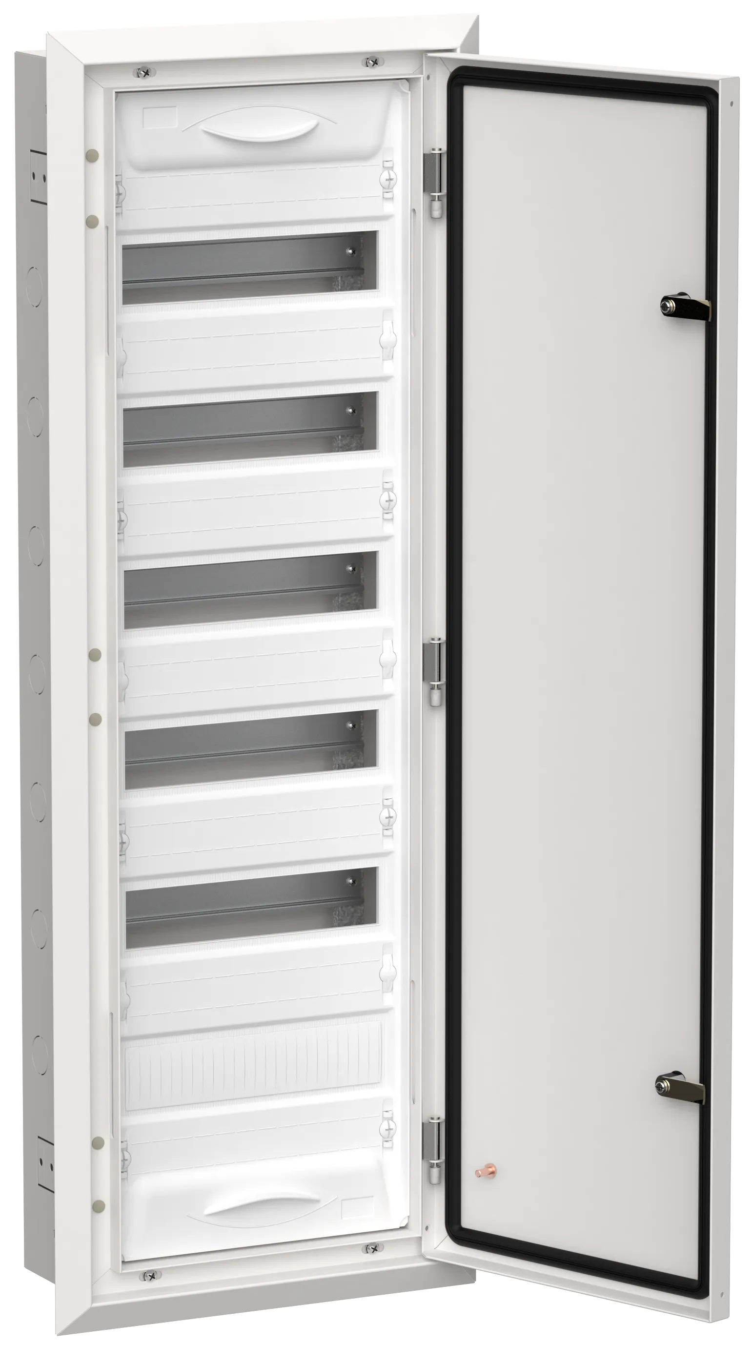 TITAN 5 Корпус металлический ЩРв-72 (1х72) 1005х365х130мм IP31 белый (одна дверь) IEK TI5-50-V-072-31