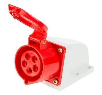 Розетка стационарная 115 3Р+РЕ+N, 16А, 415В IP44 DEKRON 0908-0012