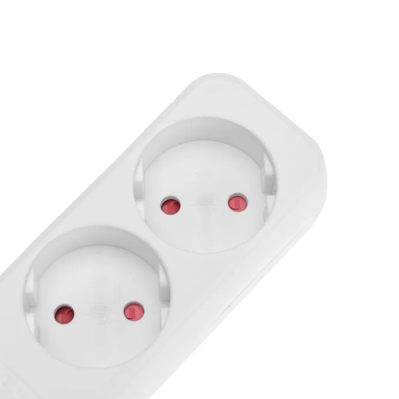 Удлинитель STANDARD 3 гнезда, 5м, 2х1,0мм², б/з, белый REXANT - Фото 3