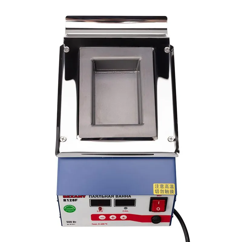 Паяльная ванна REXANT, модель R128F, 500 Вт, 100х70х45 мм, 0-600 °C, бессвинцовая, цифровая - Фото 4
