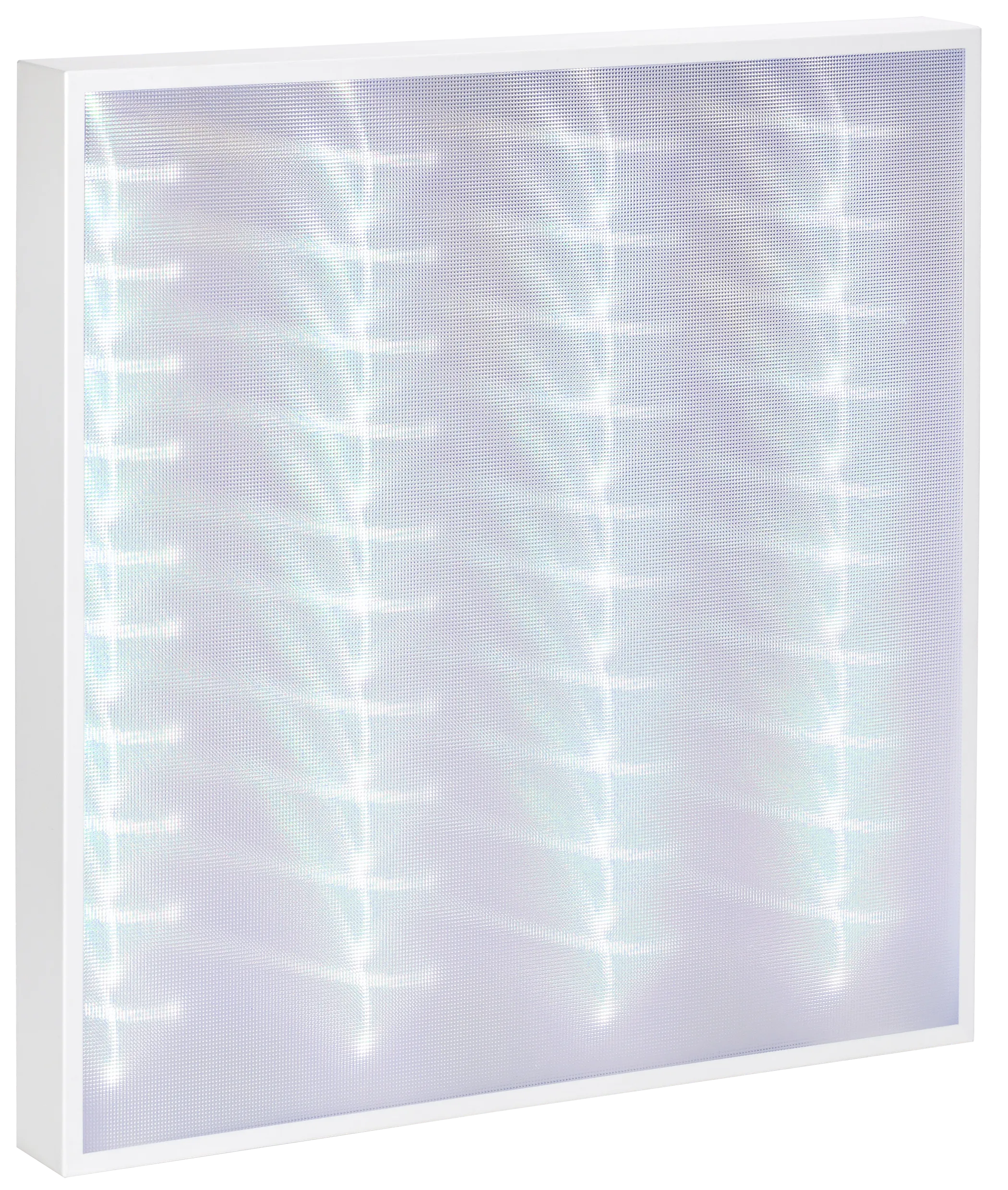 LIGHTING PRO Светильник светодиодный ДВО 2001 45Вт 6500К IP40 588х588мм Грильято микропризма IEK - Фото 2