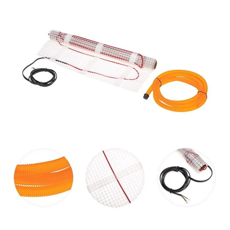 Теплый пол, нагревательный мат Classic RNX-11-1650 11м², 0,5х22м, 1650Вт двухжильный, с экраном REXANT - Фото 3