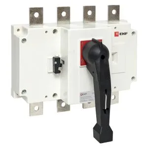 Рубильник-выключатель 630A 4P c рукояткой управления для прямой установки PowerSwitch EKF psds-630-4
