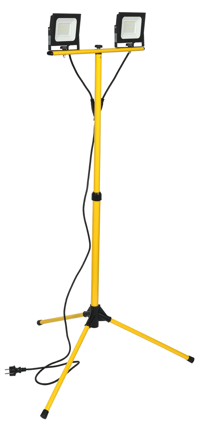 Прожектор светодиодный СДО 06-2x30Ш штатив 6500К IP65 черный IEK - Фото 2
