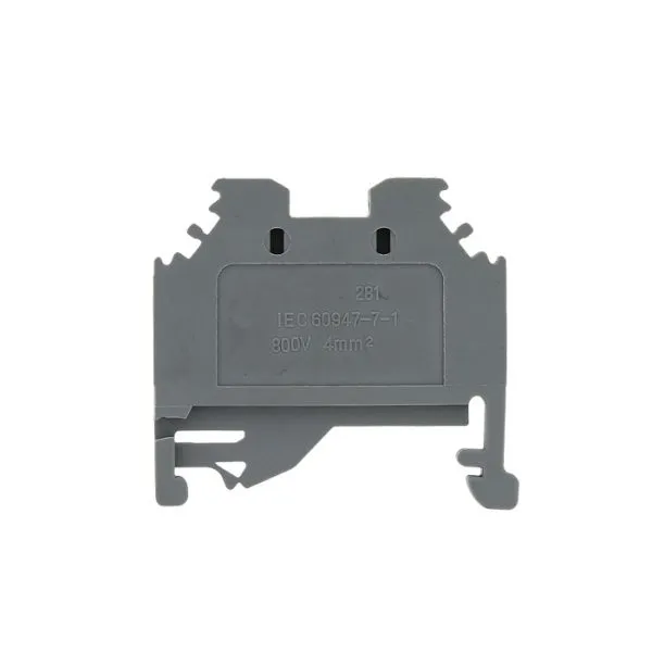 Колодка клеммная пружинная JXB-S-6 41А серая EKF - Фото 2