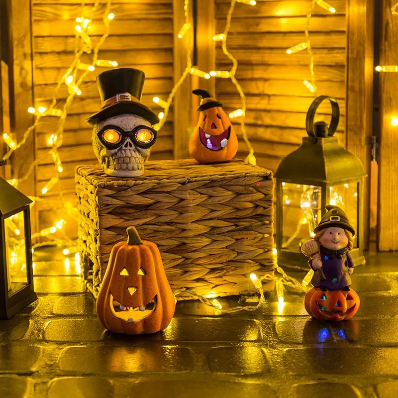 Керамическая фигурка Череп в шляпе 13,2х10,3х14,3 см - Фото 2