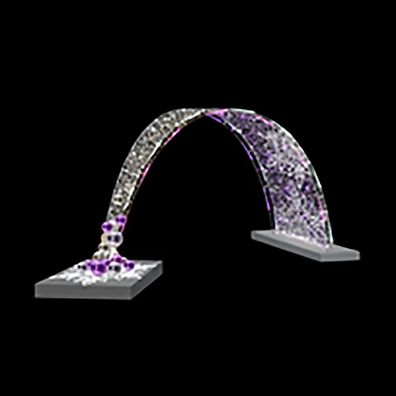 Декоративная арка Падающая снежинка 300 см 501-430