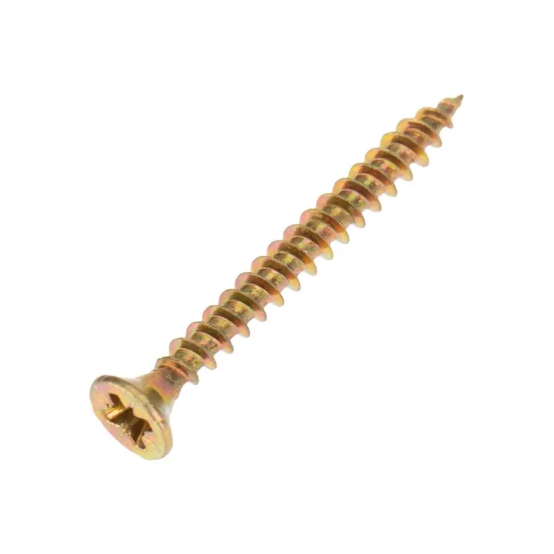 Саморез универсальный KRANZ 3х40, желтый цинк, короб (200 шт./уп.) - Фото 3