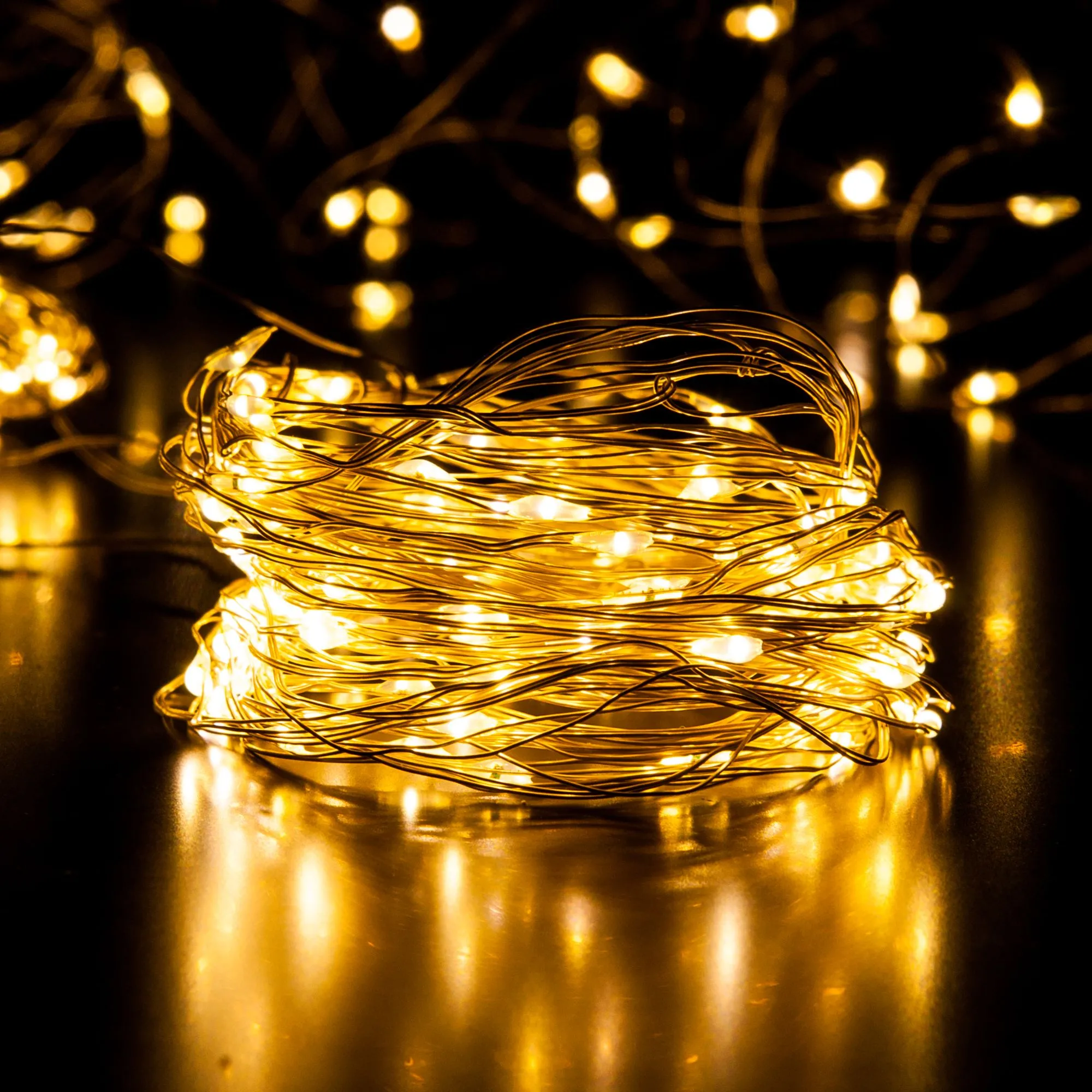 Гирлянда занавес "Роса" теплый белый 2*3м IP20 200-004 Elektrostandard Eurosvet - Фото 3