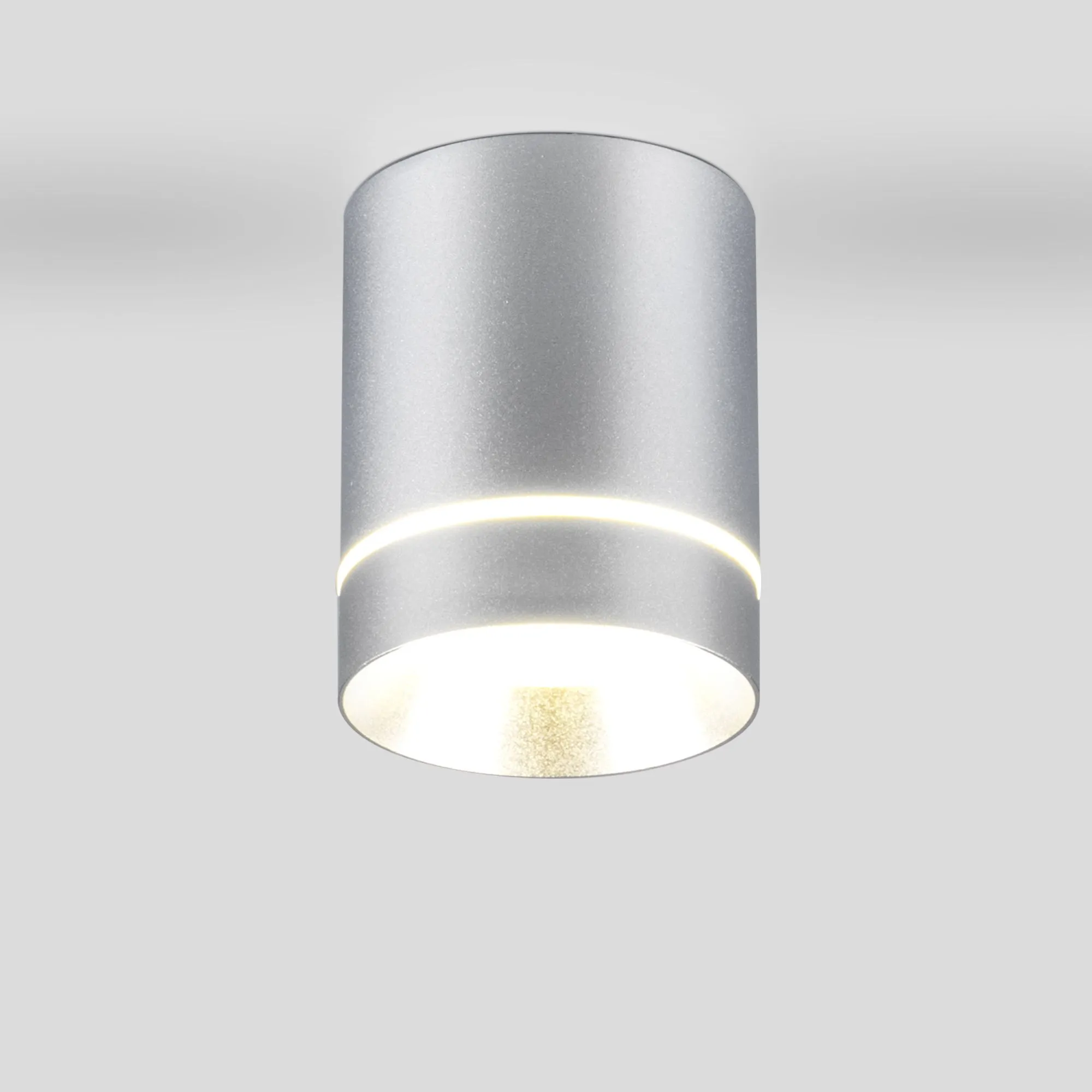 Накладной потолочный светодиодный светильник Elektrostandard Topper DLR021 9W 4200K хром матовый