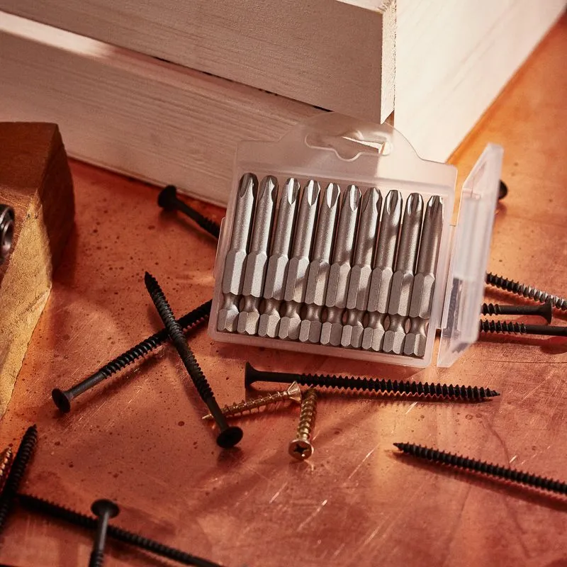 Бита PH3х50 мм для шуруповерта сталь S2  (упак. 10 шт.) Kranz - Фото 2