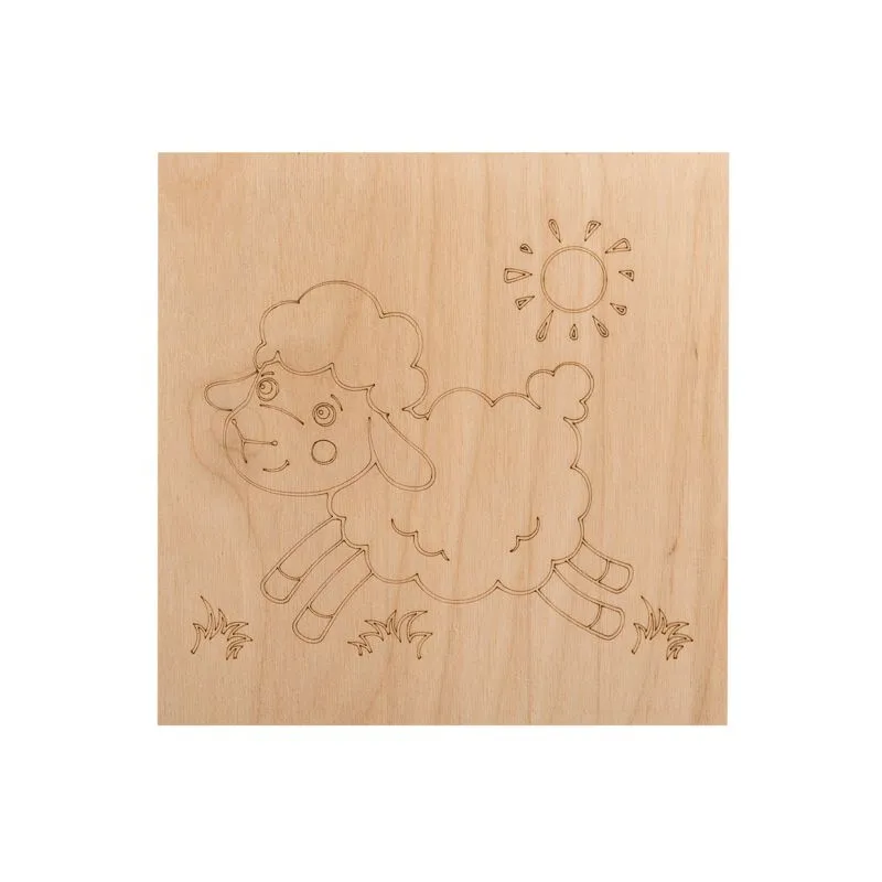 Доски для выжигания «Малыши зверята», 150х150мм, 5 шт., пакет REXANT - Фото 5