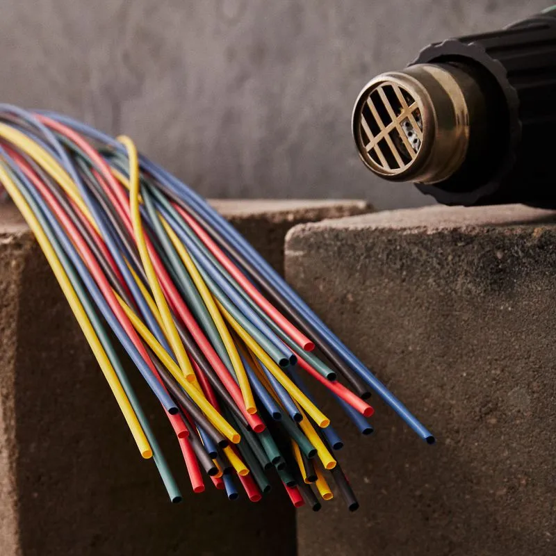 Набор термоусаживаемых трубок ТУТ нг 2,0/1,0мм, пять цветов, упаковка 50 шт. по 1м REXANT - Фото 2