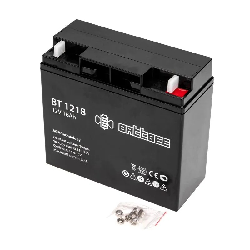 Аккумулятор свинцово-кислотный BT 1218, 12В, 18Ач, срок службы 3 года 30-2170-4