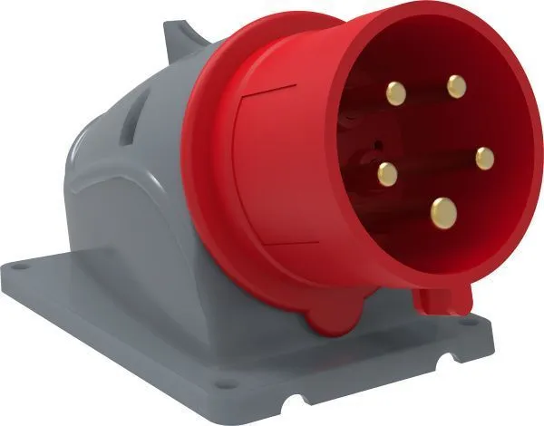 MAGNUM Вилка стационарная ССИ-525 32А-6ч/200/346-240/415В 3P+PE+N IP44 IEK PSN52-032-5