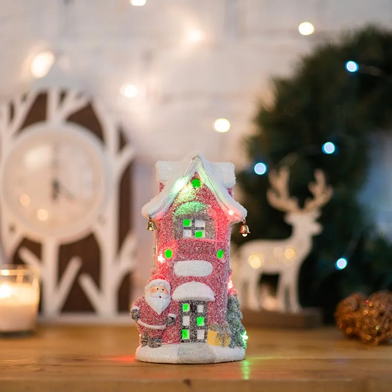 Керамическая фигурка Красный домик 11,5х8,5х20,4 см - Фото 2