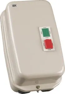 Контактор КМИ34062 40А в оболочке 380В/АС3 IP54 IEK KKM36-040-380-00