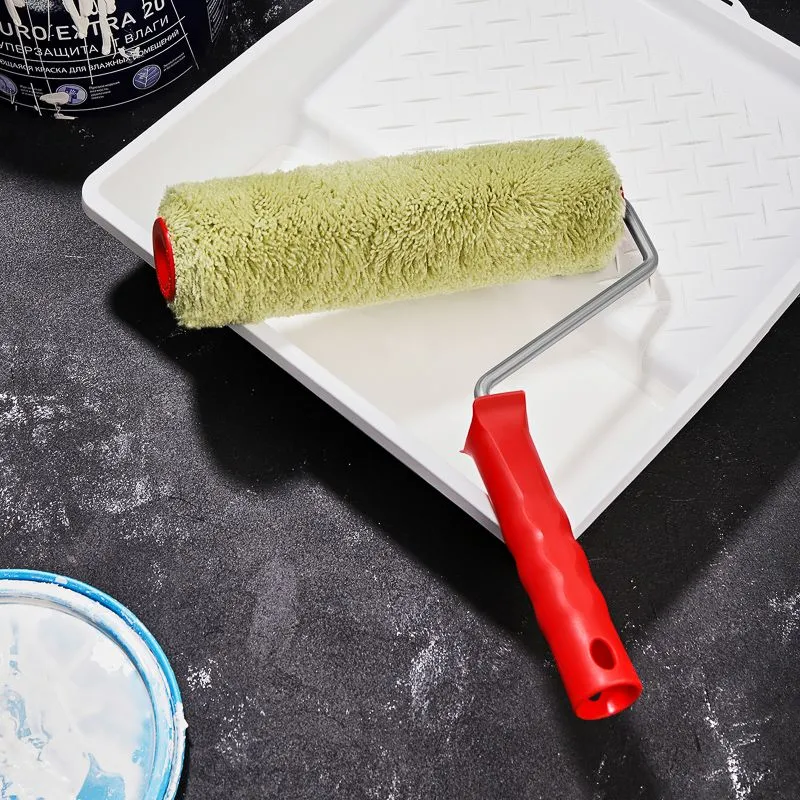 Валик полиакрил зеленый, ворс 18 мм. ширина ролика 240 мм, Ø 42 мм, бюгель 8 мм серия «Мастер» REXANT - Фото 2