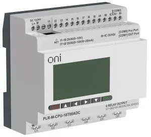 Микро ПЛК PLR-M. CPU DI12/DO06(T) 24В DC ONI PLR-M-CPU-18T00ADC