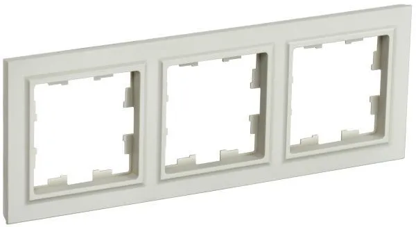 BRITE Рамка 3-местная РУ-3-БрКр бежевый IEK BR-M32-K10