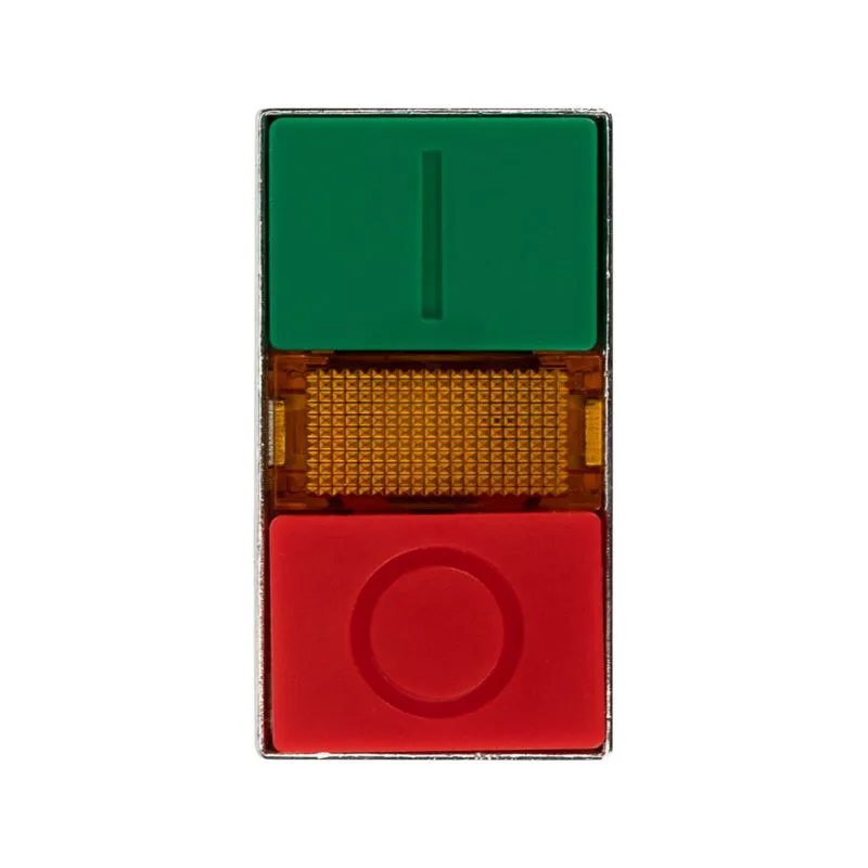 Кнопка LAY5 «I-O» прямоугольная 230 В NO+NC - Фото 2