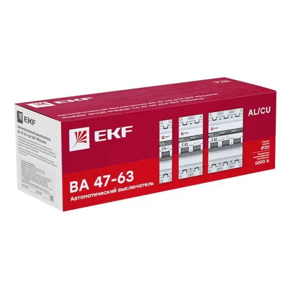 Авт. выкл. 2P 4А (С) 6кА ВА 47-63 DC EKF