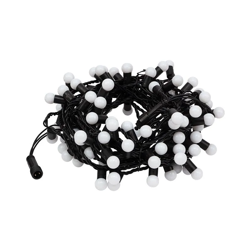 Гирлянда светодиодная Мультишишки Ø23мм 10м 80 LED RGB черный каучук IP67 быстрая смена цвета 230В нужен блок 315-000 NEON-NIGHT - Фото 4