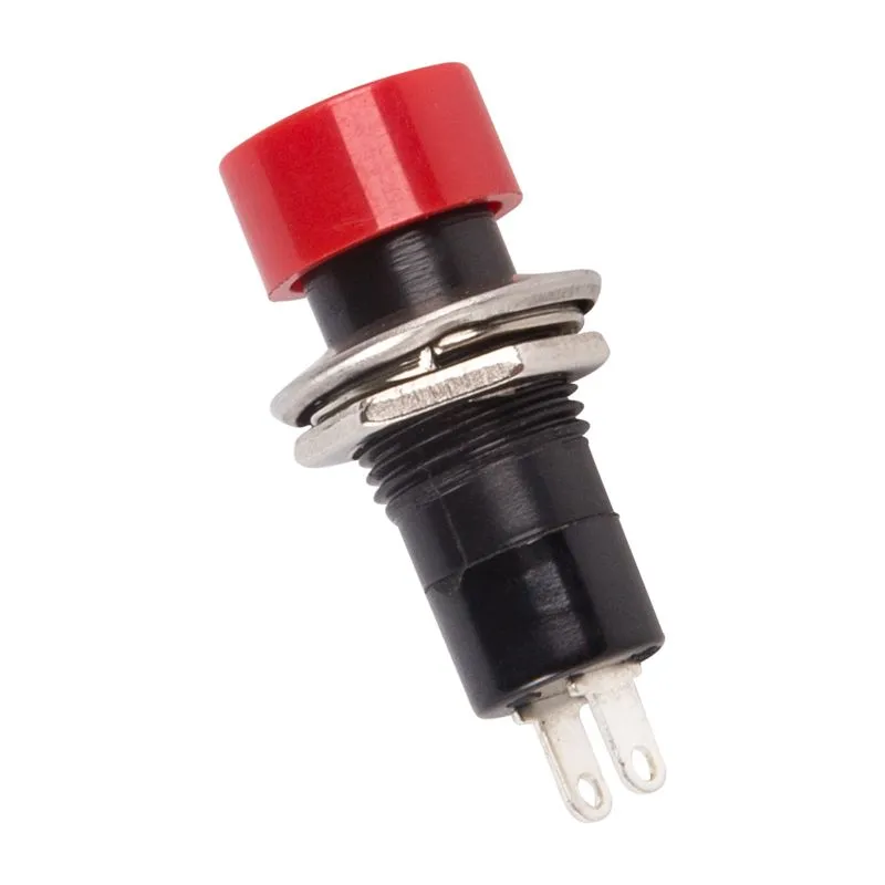 Выключатель-кнопка 250V 1А (2с) ON-OFF красная (PBS-16А) REXANT 36-3060