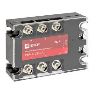 Реле твердотельное трехфазное RTP-25-DA EKF rtp-3-25-da