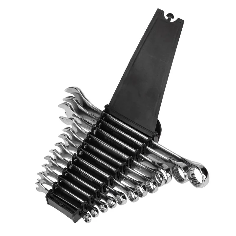 Набор ключей комбинированных (6-14, 17, 19, 22мм) 12 шт, CrV, зеркальное хромирование REXANT - Фото 2