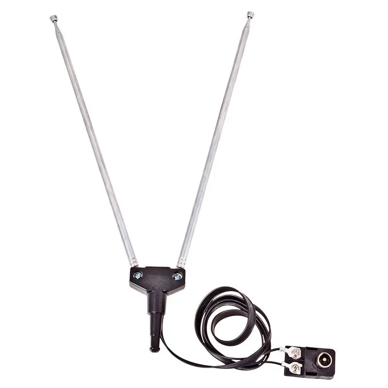 Антенна комнатная телескопическая, 4 секции, с адаптером «Усы», RX-107-4 REXANT 34-0107-4